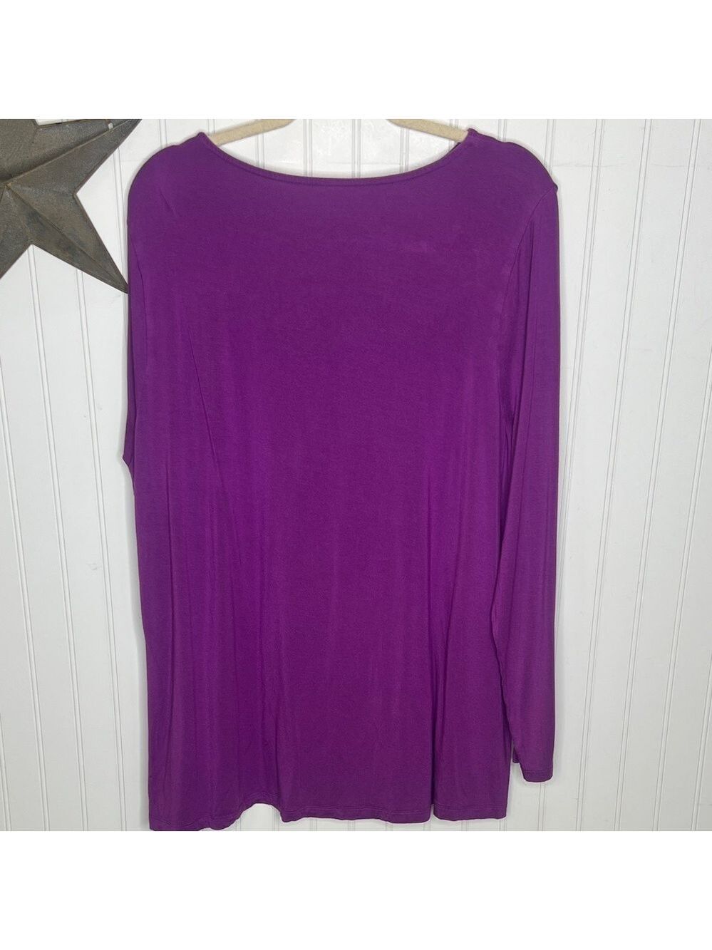 Soft Surroundings Vibrant Purple Blouse - Picture 7 of 9